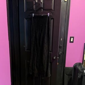 Free People Black Ribbed Pants